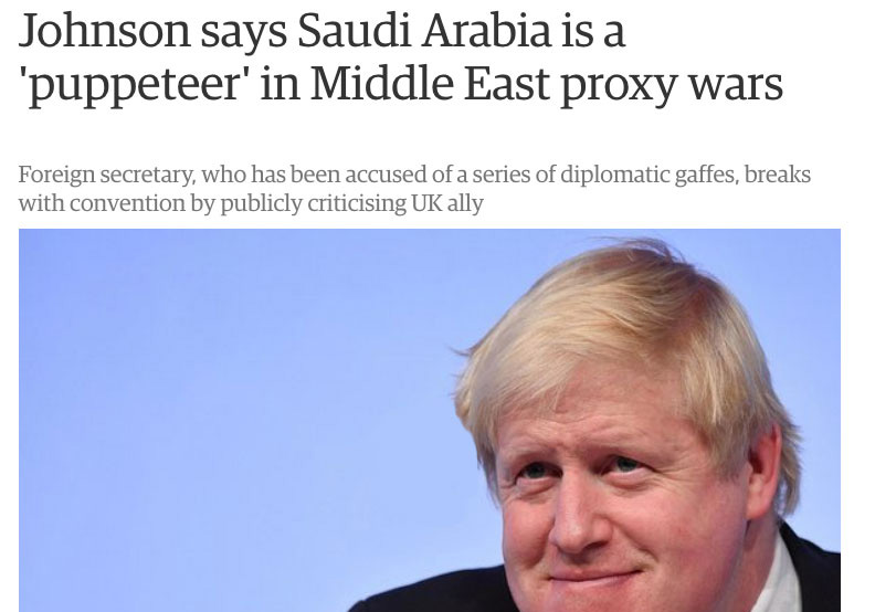 Johnson Ριάντ proxy wars