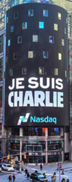 "Je suis charlie" - Nasdaq